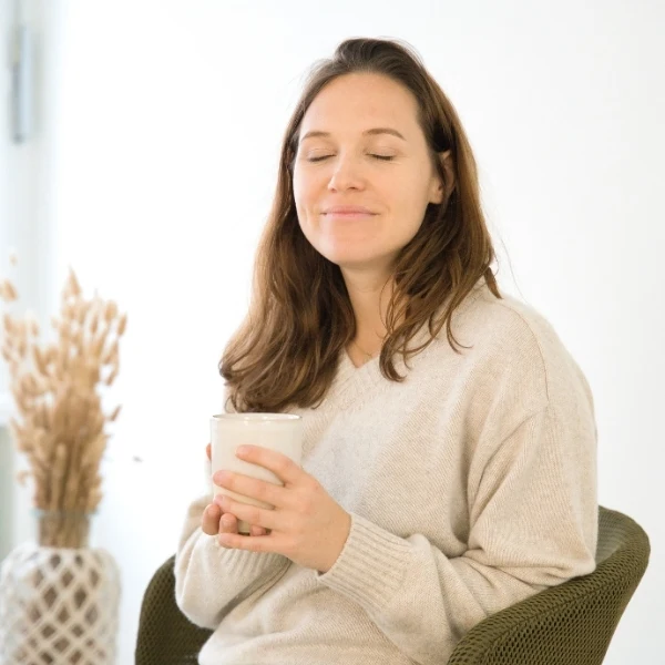 Theresa Wolf entspannt