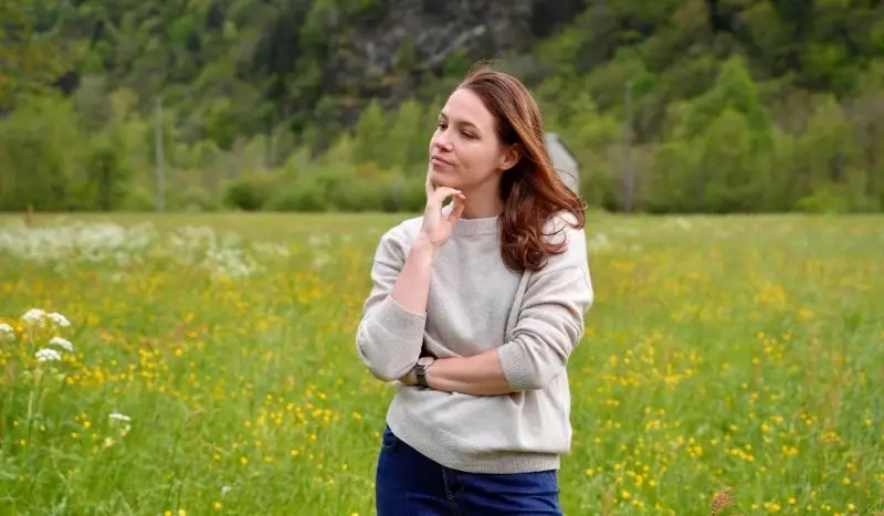 Theresa Haas nachdenklich